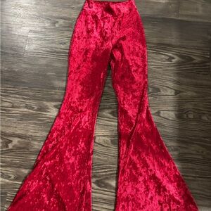 Victoria's Secret Scarlet Velvet Pants